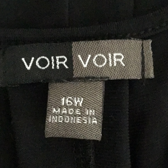 Little Black Plus Size Dress - Picture 4 of 5